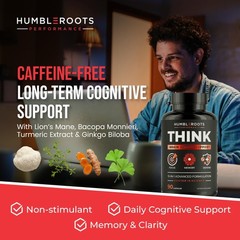 AllNatural Brain Supplement for Memory and Focus CaffeineFree LongTerm Cogni…