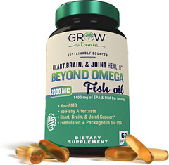 OmegaWell Fish Oil: Heart, Brain, and Joint Support 800 mg EPA Fresh & SEALED