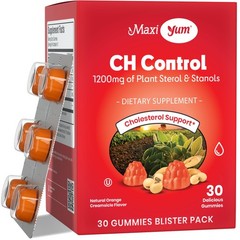 Maxi Health Cholesterol Gummies for Adults – 1200mg 30 Count (Pack of 1)