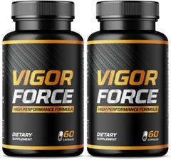 Vigor Force High Performance Formula Dietary Supplement (120 Capsules) 2 Pack