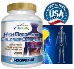 Cloruro de Magnesio Magnesium Chloride 2000 ultra 140 capsules original ultra