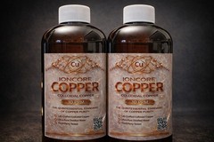 2 Pack IonCore Colloidal Copper 16 oz 10 PPM Lab-Crafted Ultra-Pure Copper Water