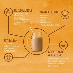 Sunwarrior Organic Classic Plus Vanilla Protein Powder, Vanilla 13.2 oz