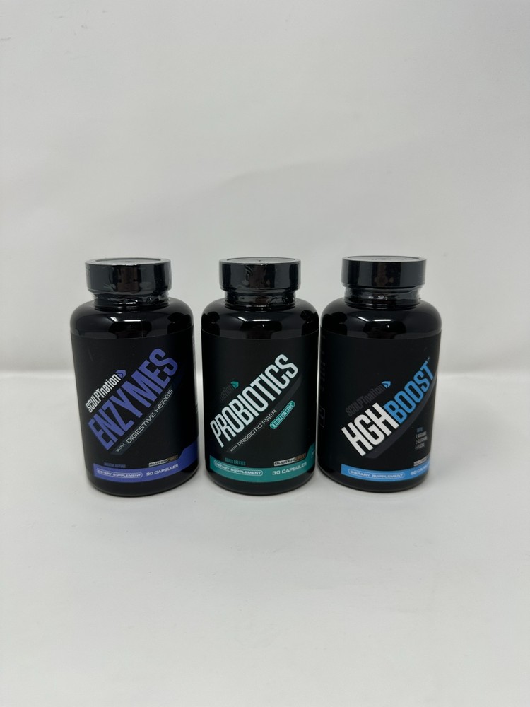 SculptNation 3 Pack Supplement Bundle MFG 2024 2025 New