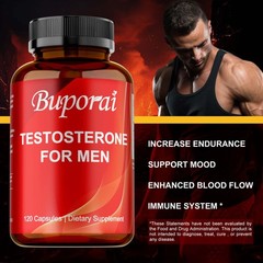 Testosterone for men 120pcs – Workout for Energy, Stamina & Strength Booster