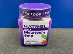 3 Pack Natrol Sleep Support Melatonin 5mg Gummies – 60ct Strawberry EXP 07/26