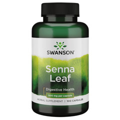 Swanson Senna Leaf 500 mg 100 Capsules