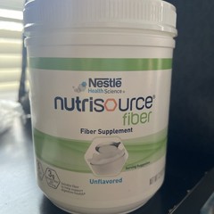 Nutrisource Fiber Powder Supplement, 15 Cal 7.2 oz Unflavored, Single Canister
