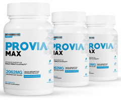 3 Pack Provia Max, advanced support for male virility & vitality-60 Tablets x3