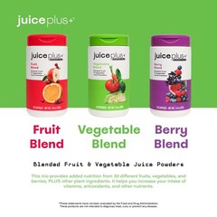 JuicePlus+ Fruit Vegetable & Berry Blend Nutrient-Packed Ingredients For Hear…
