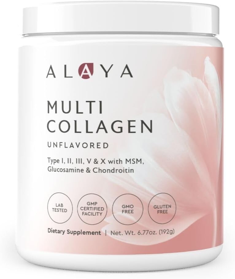 Alaya Multi Collagen Powder – Supports Hair, Skin, Nails & Bone Health⭐️⭐️⭐️⭐