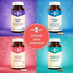 ONE a DAY Brain Supplement Active Focus for Memory and Focus Support 30 Capsules