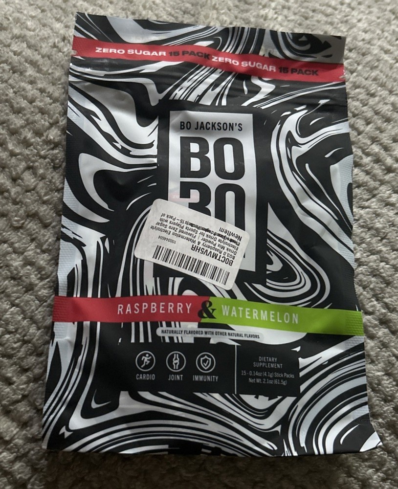 BO3.0 ~ Electrolytes ~*Raspberry & Watermelon*~ 15 Pack ~ Sealed ~ Exp.07/2025