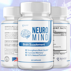 (5 Pack) Neuro Mind Nootropic All Natural Neuro Mind Max Supplement 300 Capsules