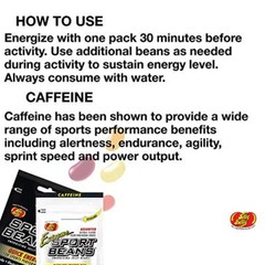 Jelly Belly Sport Beans – Assorted and Extreme Assorted With Caffeine – 12 Pack