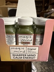 Magic Mind Energy Performance and Productivity Shots, 15 Pack, 2 fl oz