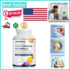60 Count VisioVance Neurobella Eye Formula with Lutein, Zeaxanthin, and Saffron