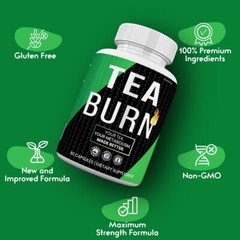 (1 Pack) Tea Burn, Powerful Formula, Effective for Women and Men.