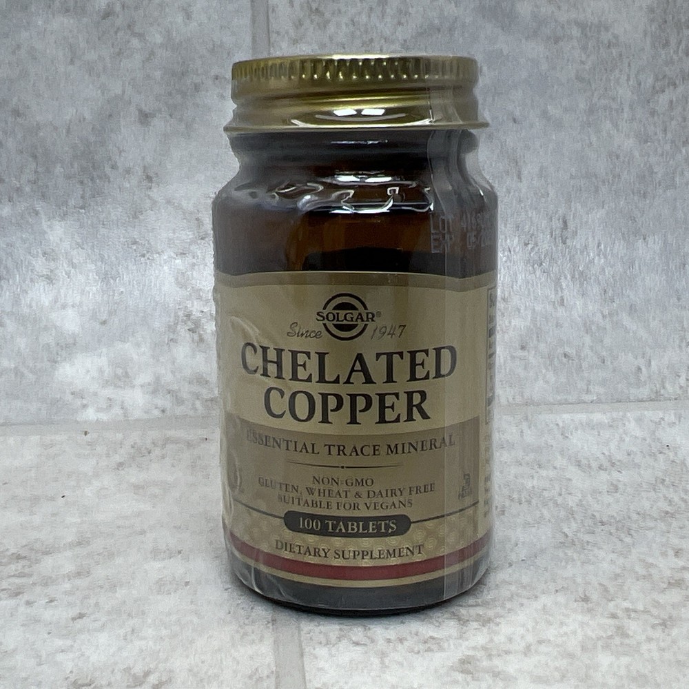 Solgar Chelated Copper 100 Tablets
