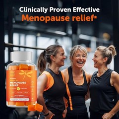Amberen Advanced Menopause Relief Gummies 60 Ct Hormone Support Orange Flavor