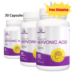 Nervonic Acid – Brain Supplement Nootropics,Relieve Stress -30/60/120 Capsules