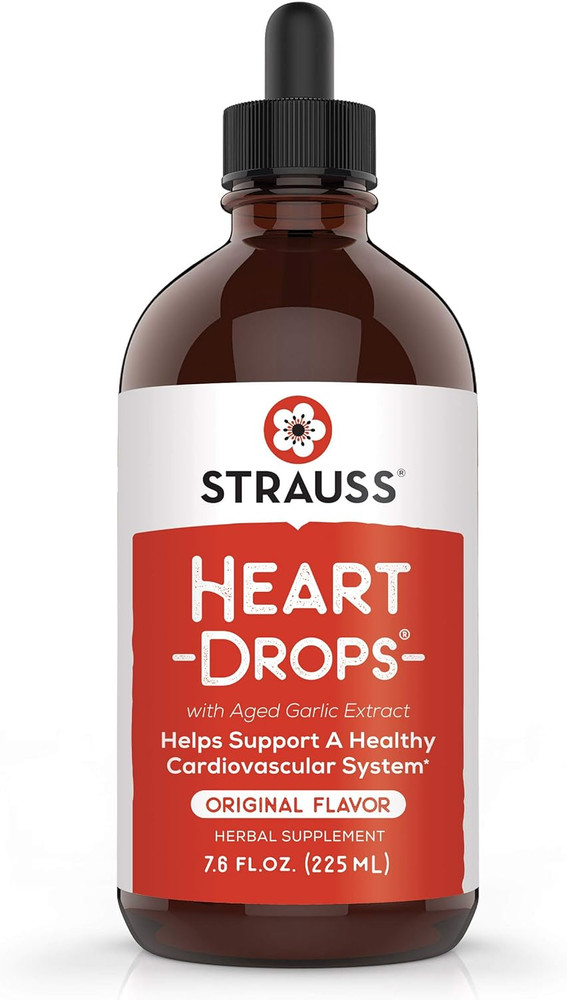 Heartdrops Herbal Heart Supplements w/ European Mistletoe and Extracts of Aged G