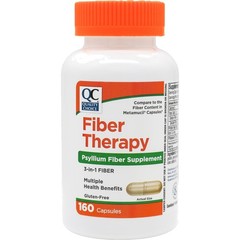 Fiber Capsules Plant Based 160 Count Digestive Support Regularity