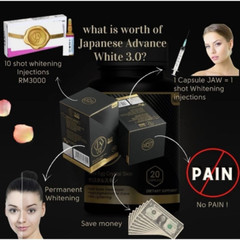 💯 ORIGINAL HQ JAW WECS WHITE EGG CRYSTAL SKIN DIRECT MALAYSIA AUTHENTIC NEW 🔥