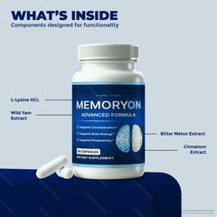 MemoryOn Capsules – Memory On Brain Focus Support Supplement 60ct