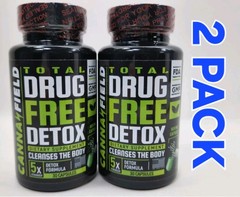 lot of 2….. Canna Field Total Drug Free Detox 30 Capsules Each – June 2026