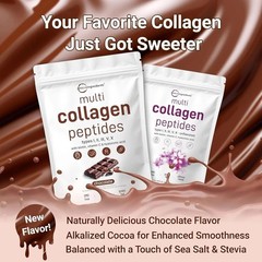 Multi Collagen Peptides Powder 1 lb Hydrolyzed Protein Peptide Type I,II,III,VX