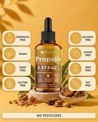 4 Oz Bee Propolis Extract Liquid Drops – Immune Support & Throat Soothing | 2…