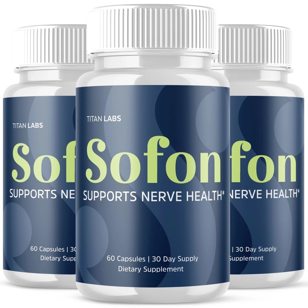 (3 Pack) Sofon Nootropic All Natural Super Nerve Support Supplement 180 Capsules