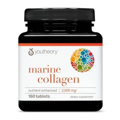 Youtheory Advanced Marine Collagen 160 Count Nutritional Supplement with Vita…