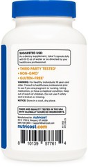Nutricost Molybdenum Supplement (500mcg) 240 Capsules – Molybdenum Citrate