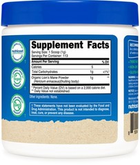 Nutricost Organic Lion’s Mane Mushroom 4 oz – USDA Certified 100% Organic