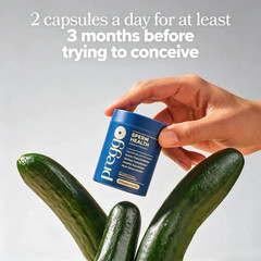 3 Pack PREGGO O-Positive Sperm Health Boost Capsules – 180 Count For Men-*-