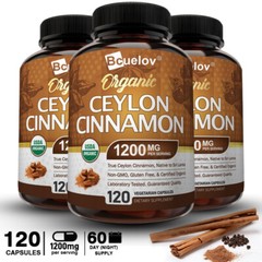 Organic Ceylon Cinnamon 1200 dosage – Joints, Antioxidants, Metabolic Support