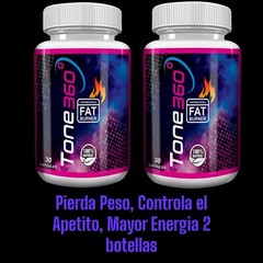 GLP NATURAL TONE 360 Reduce El Apetito Con Energia, Quemagrasa De Rápida Acción