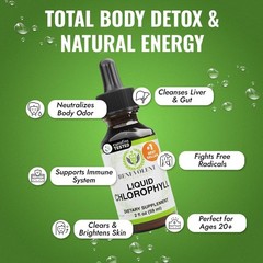 Chlorophyll Supplement Natural Antioxidant Immune Wellness Whole Body Balance
