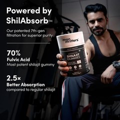 Man Matters Performance Shilajit Gummies (60ct) – Pure Himalayan Resin & KSM-66