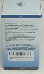 AQUERENEW Molecular Hydrogen Tablets Water Additive 120 Count New Sealed