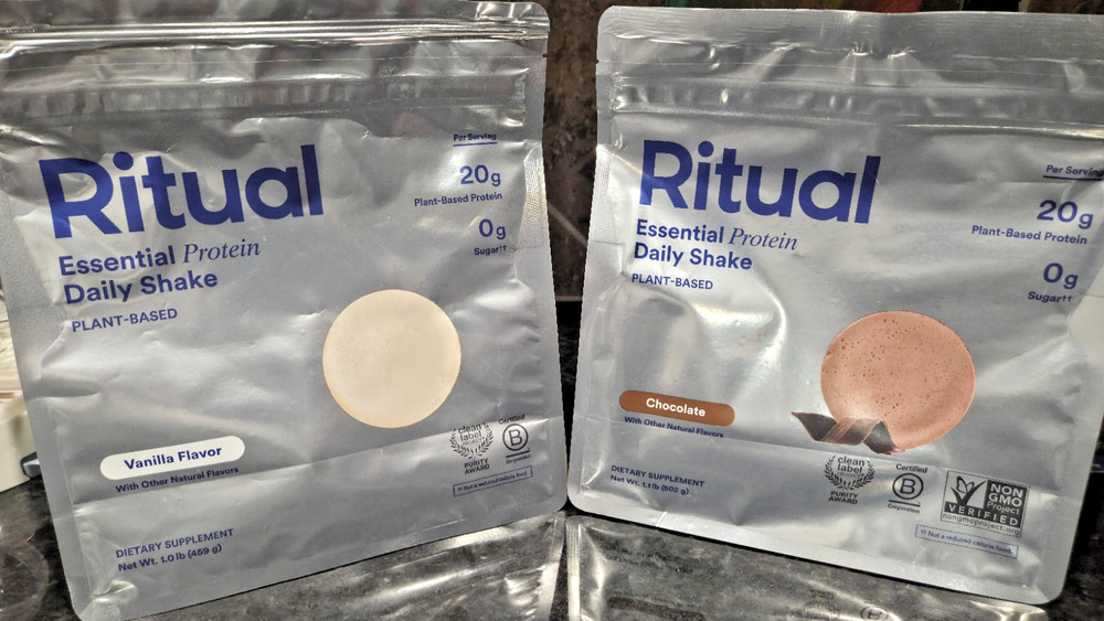 Ritual Essential Protein Powder 459g 1LB Organic Vegan – Vanilla or Chocolate