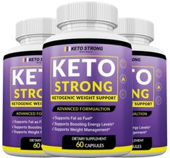 (3 Pack) Keto Strong Pills, Official Retailer, New 2021 Formula, BHB Ketones