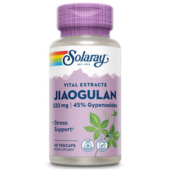 Solaray Guaranteed Potency Jiaogulan Root Extract, Veg Cap (Btl-Plastic) 410mg
