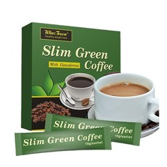 SLIM GREEN COFFEE With Ganoderma HEALTHY WEIGHT LOSS. Weight Control Detox Tea.