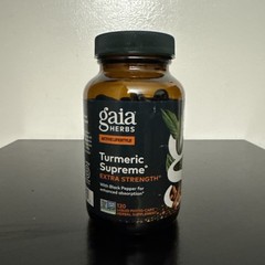 GAIA TUMERIC SUPREME EXTRA STRENGTH. 120 CAPSULES