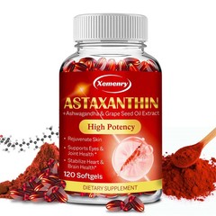 Astaxanthin 120pcs – Cardiovascular Health Metabolism, Support Eye, Joint Health