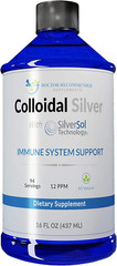 Colloidal Silver Liquid – 12 PPM Premium Silver Solution, 60 MCG per Serving, Al
