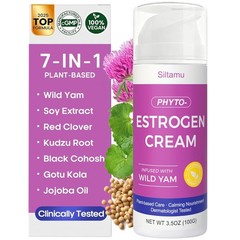 Bioidentical Estrogen Moisturizer for Women – 3.5 oz Cream for Menopause Relief